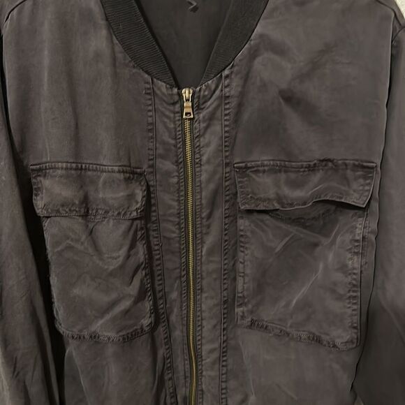 Super soft gray bomber jacket - Picture 2 of 7